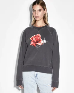 Hot Ksubi Feels Good Raglan Crew Charcoal