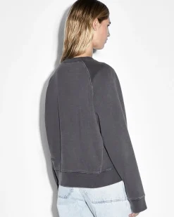 Hot Ksubi Feels Good Raglan Crew Charcoal