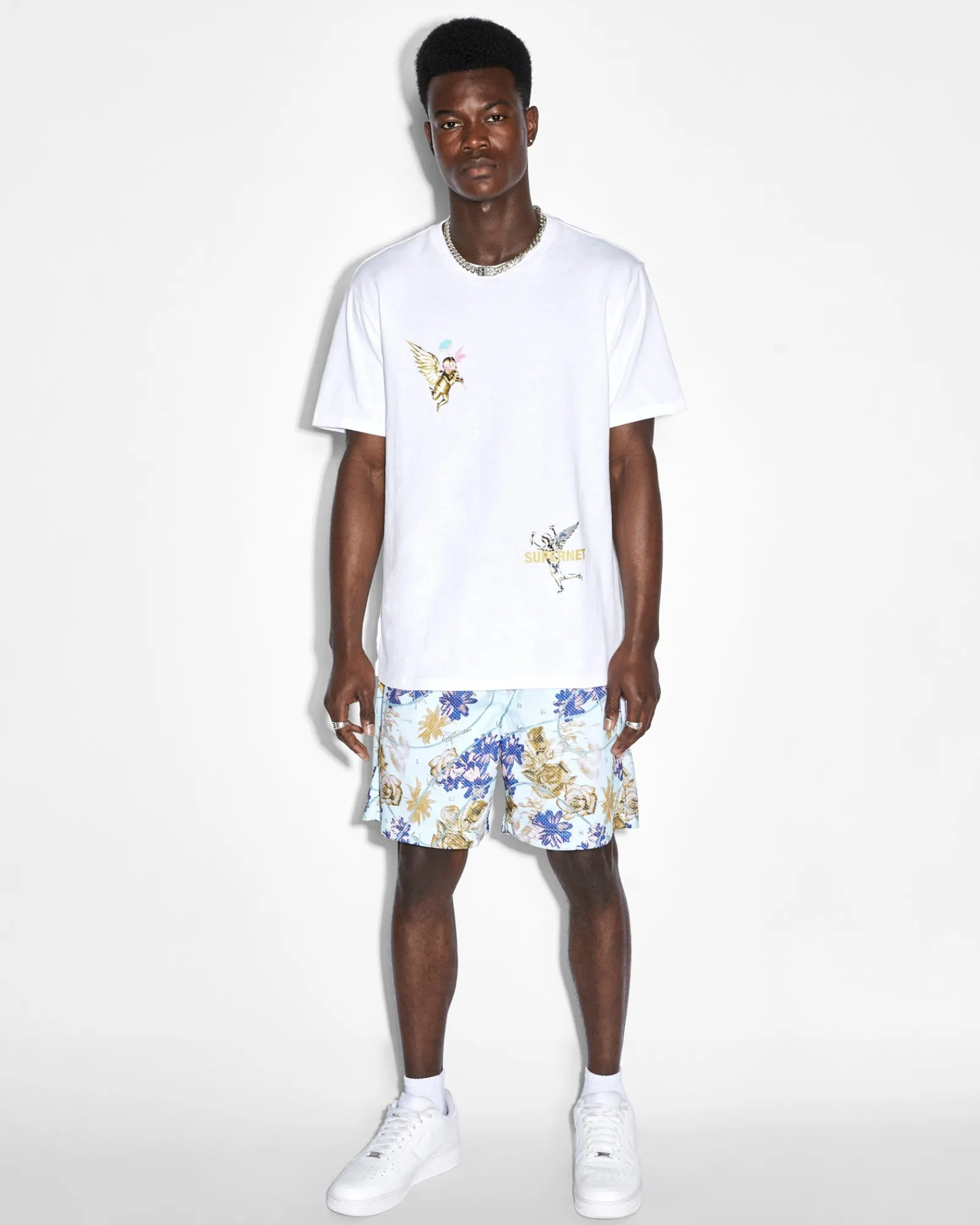 Sale Ksubi Floralist Mesh Short Multi