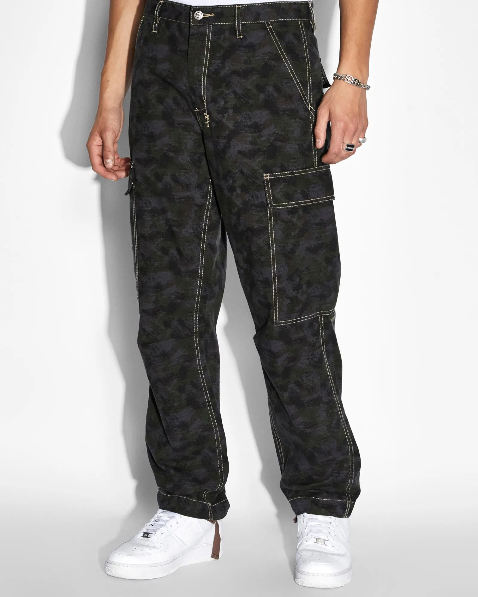 Clearance Ksubi Fugitive Cargo Pant Camo