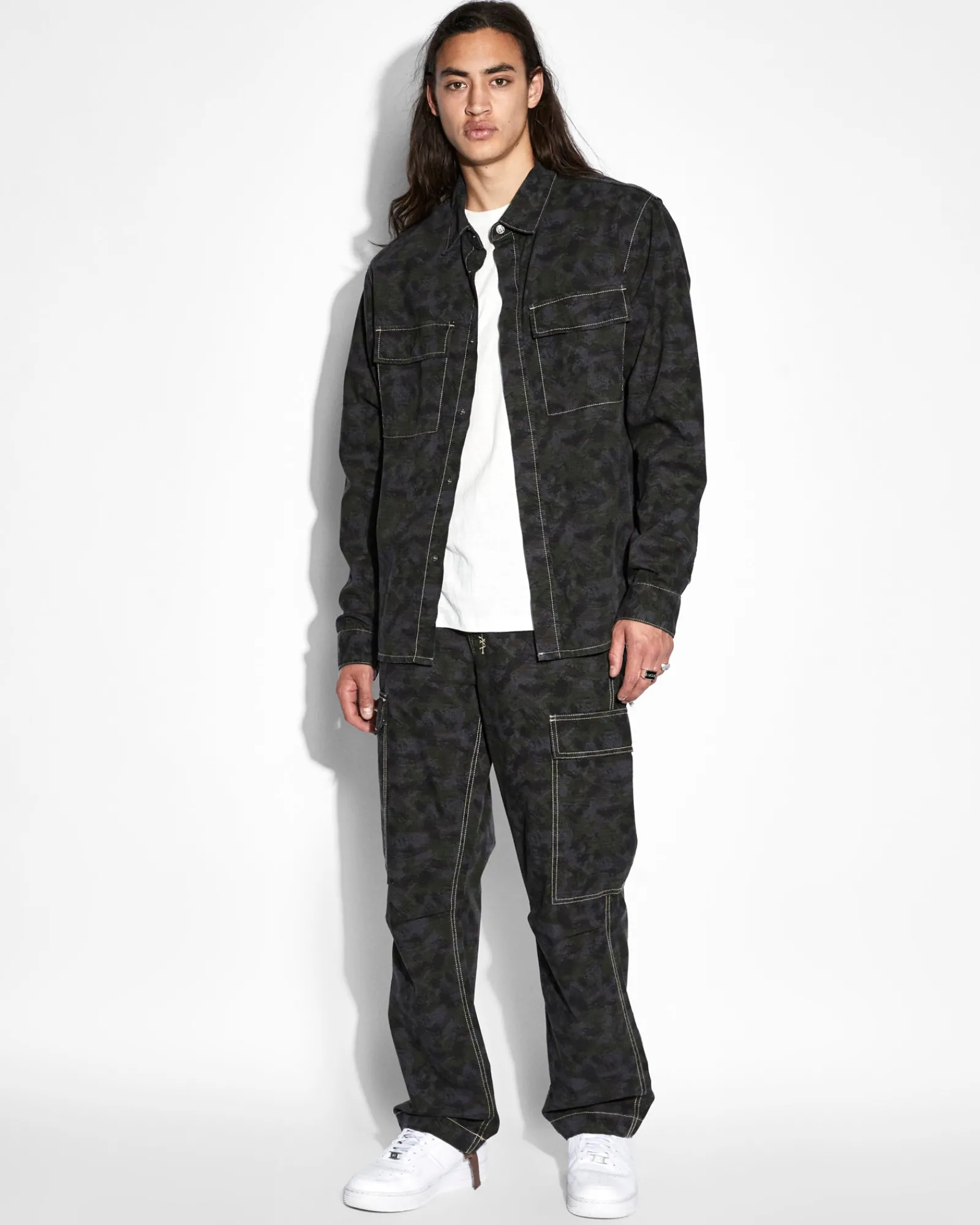 Clearance Ksubi Fugitive Cargo Pant Camo