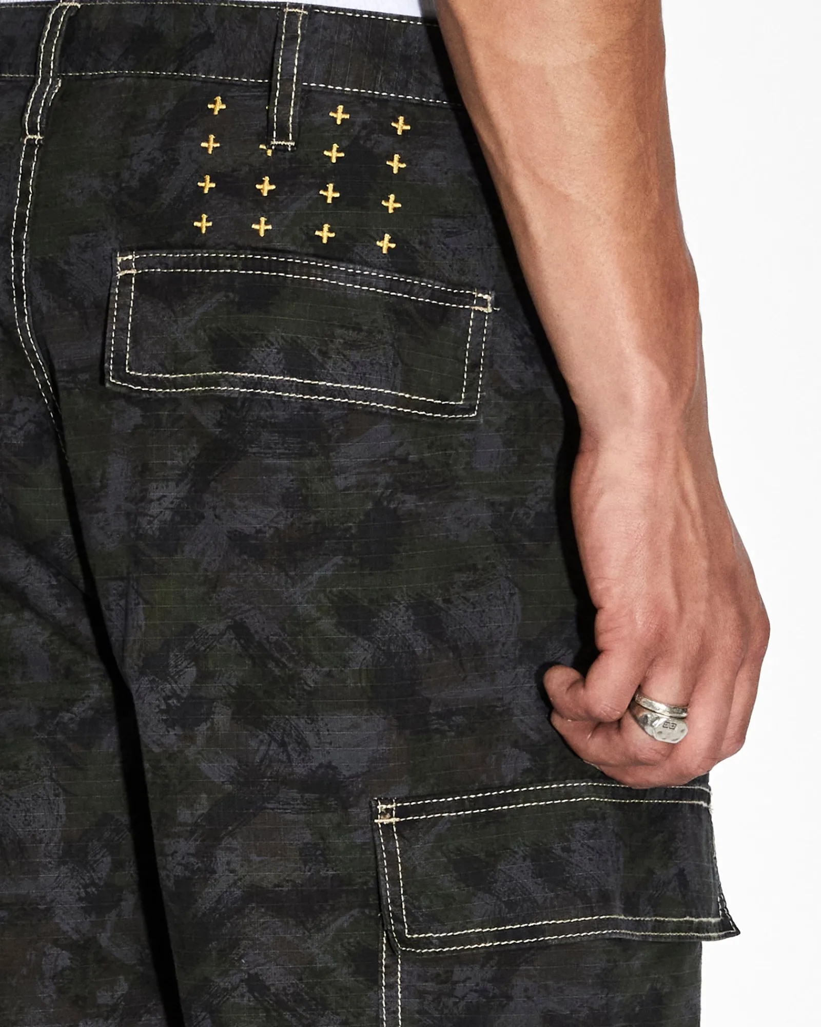 Clearance Ksubi Fugitive Cargo Pant Camo