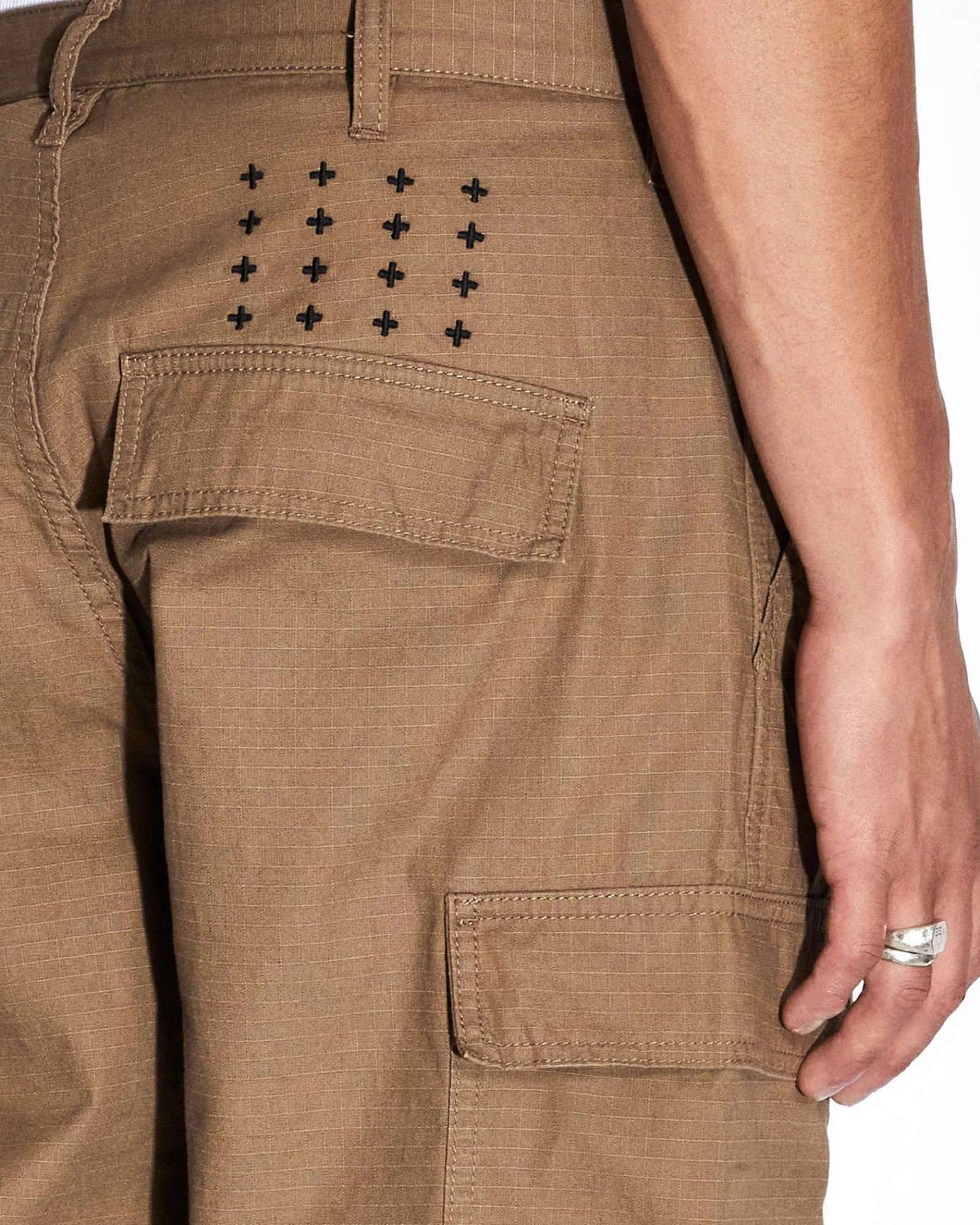Best Sale Ksubi Fugitive Cargo Pant Dark Tan