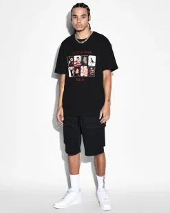 Hot Ksubi Fugitive Cargo Short Tru Black