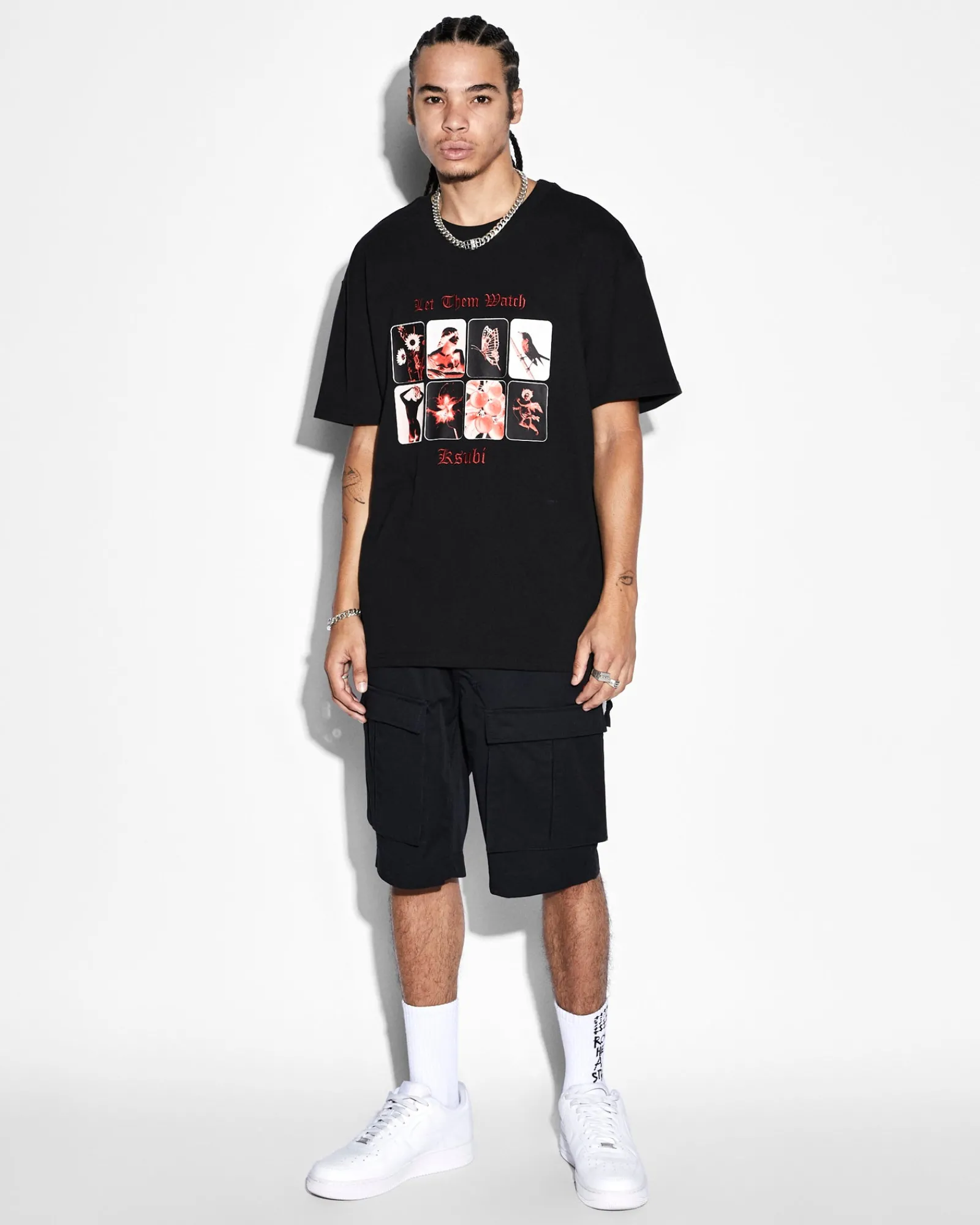 Hot Ksubi Fugitive Cargo Short Tru Black