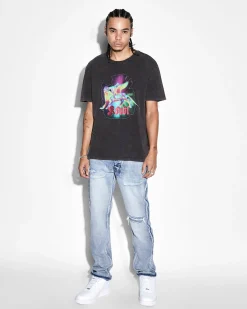 Hot Ksubi Griffin Kash Ss Tee Acid Black