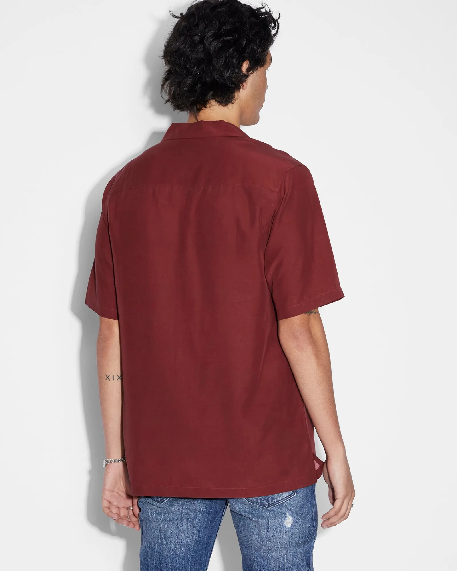 Store Ksubi Heart Resort Ss Shirt Crimson