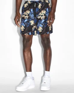 Discount Ksubi Hyperflower Boardshort Black