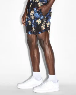 Discount Ksubi Hyperflower Boardshort Black