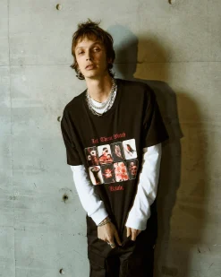 Hot Ksubi Icons Biggie Ss Tee Jet Black