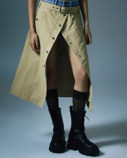 Cheap Ksubi Incognito Biker/Trench Khaki