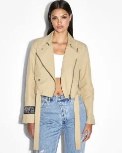 Cheap Ksubi Incognito Biker/Trench Khaki