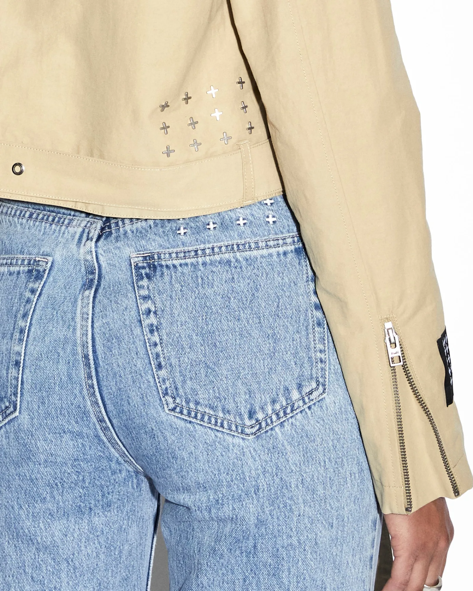Cheap Ksubi Incognito Biker/Trench Khaki