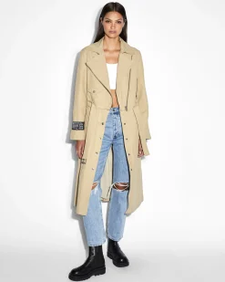 Cheap Ksubi Incognito Biker/Trench Khaki