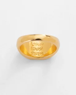 Shop Ksubi 18K Dripps 1999 Signet Ring