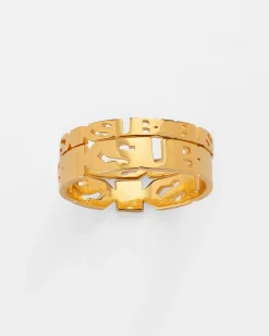 Cheap Ksubi 18K Dripps Sott Band Set