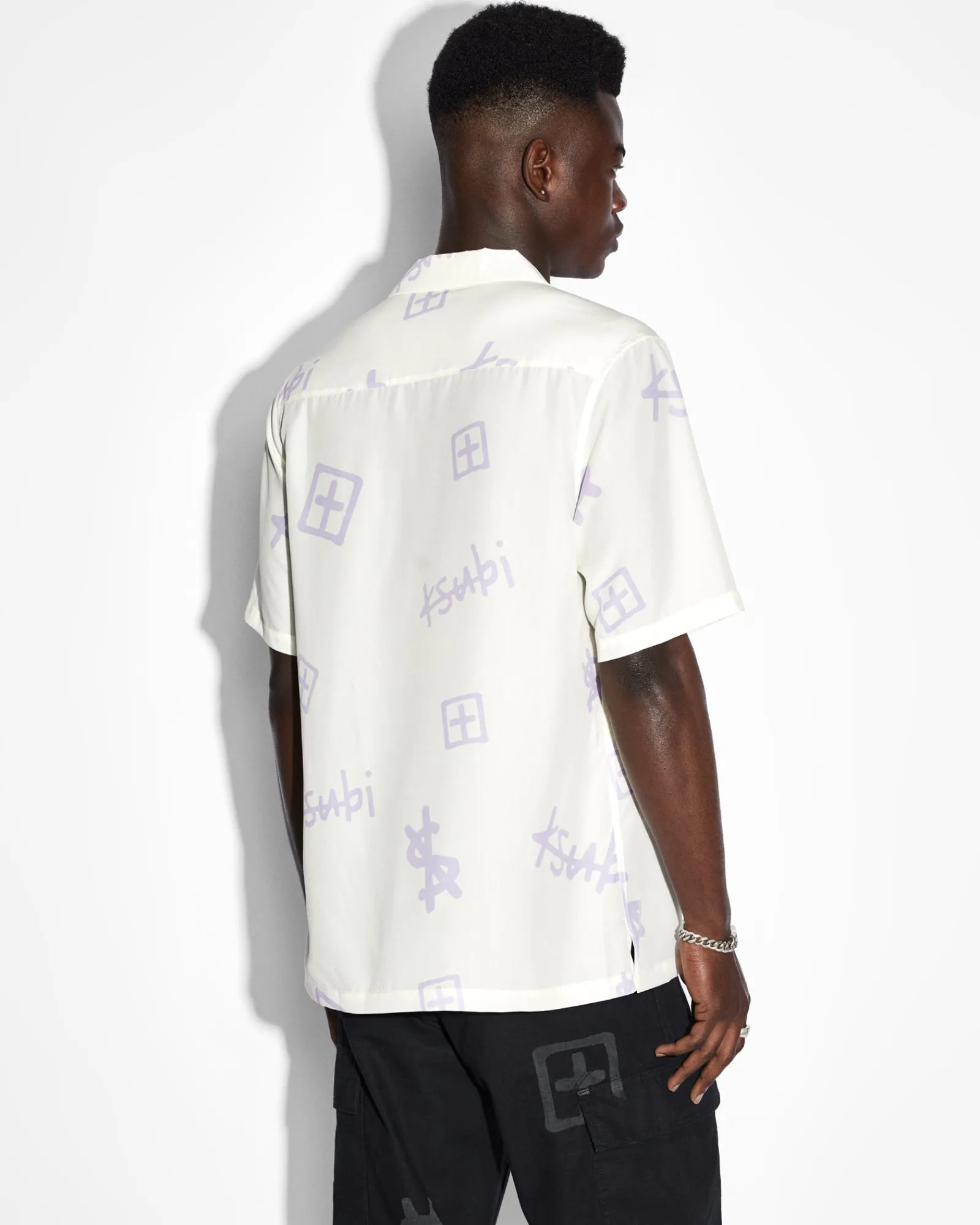 Outlet Ksubi Kash Box Resort Ss Shirt White