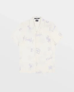 Outlet Ksubi Kash Box Resort Ss Shirt White