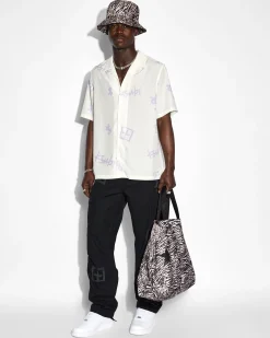 Outlet Ksubi Kash Box Resort Ss Shirt White