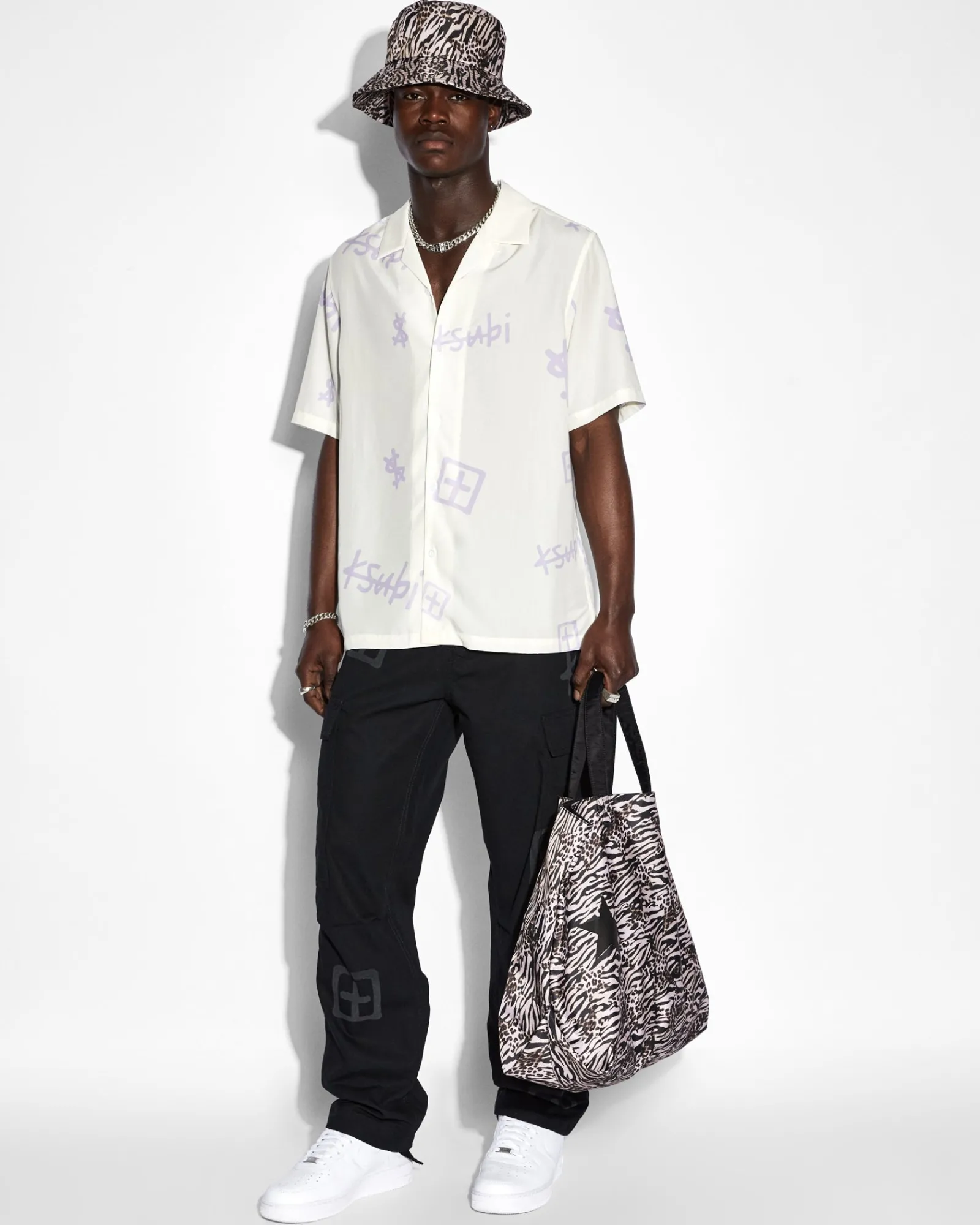 Outlet Ksubi Kash Box Resort Ss Shirt White