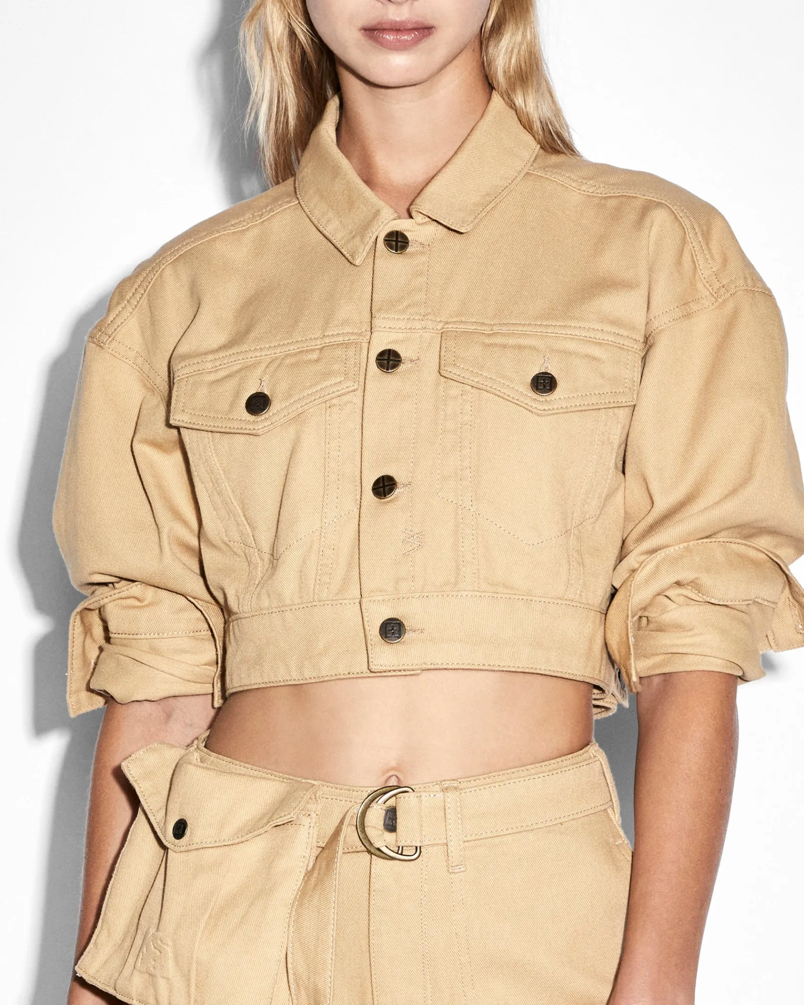 Sale Ksubi Kommand Jacket Caramel