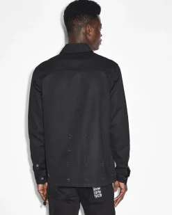 Best Sale Ksubi Krystal Paradox Ls Shirt Black