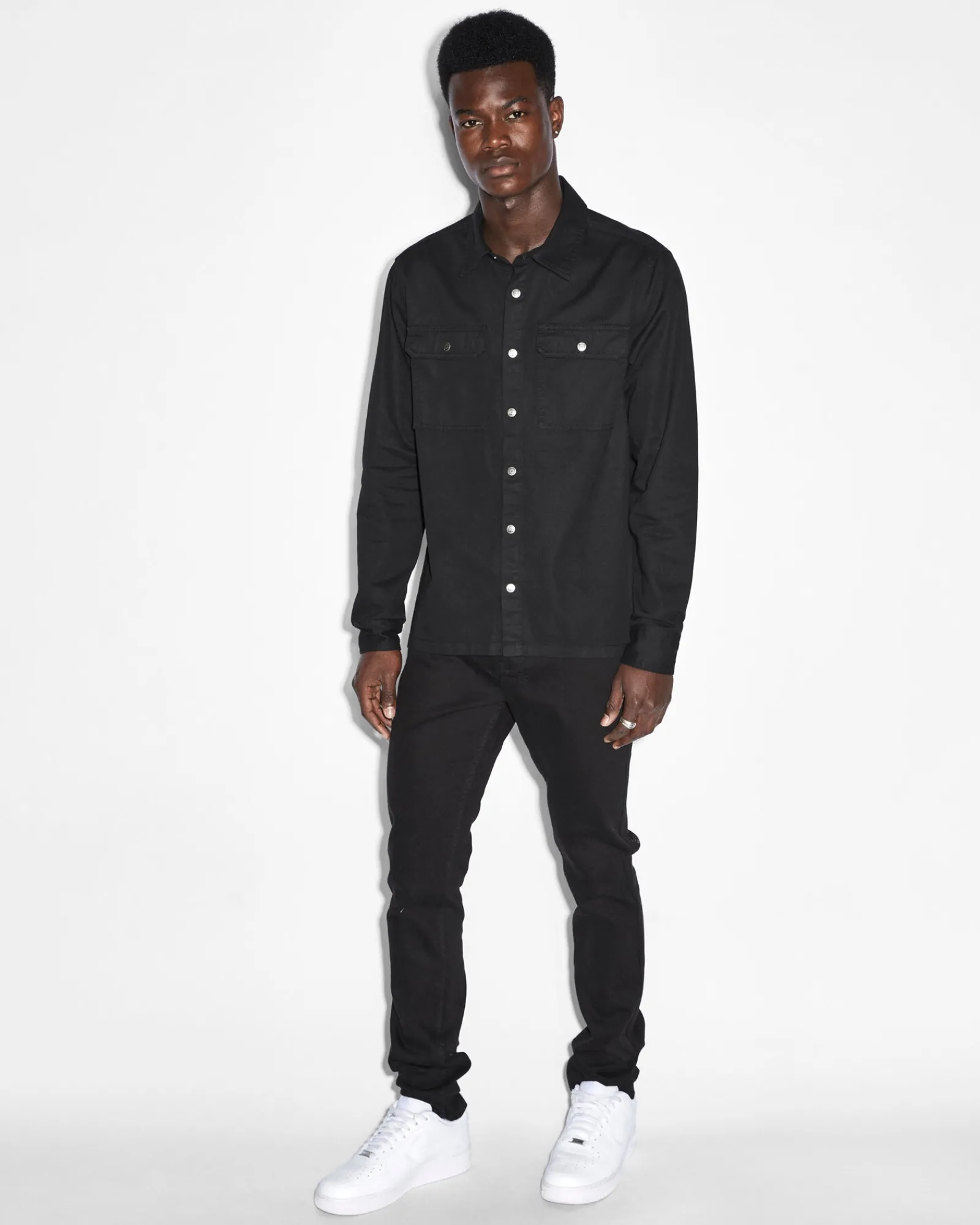 Best Sale Ksubi Krystal Paradox Ls Shirt Black