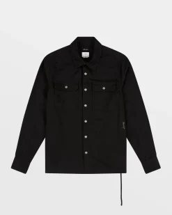 Best Sale Ksubi Krystal Paradox Ls Shirt Black