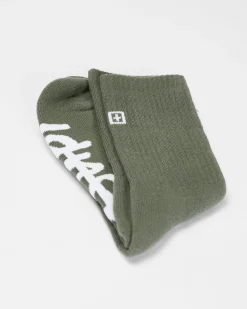 Flash Sale Ksubi Ksocks Khaki/White