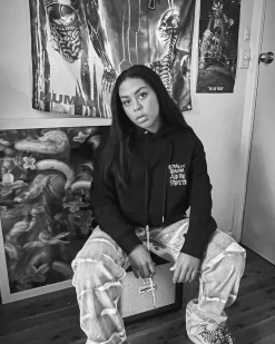 Store Ksubi 23 Biggie Hoodie Jet Black