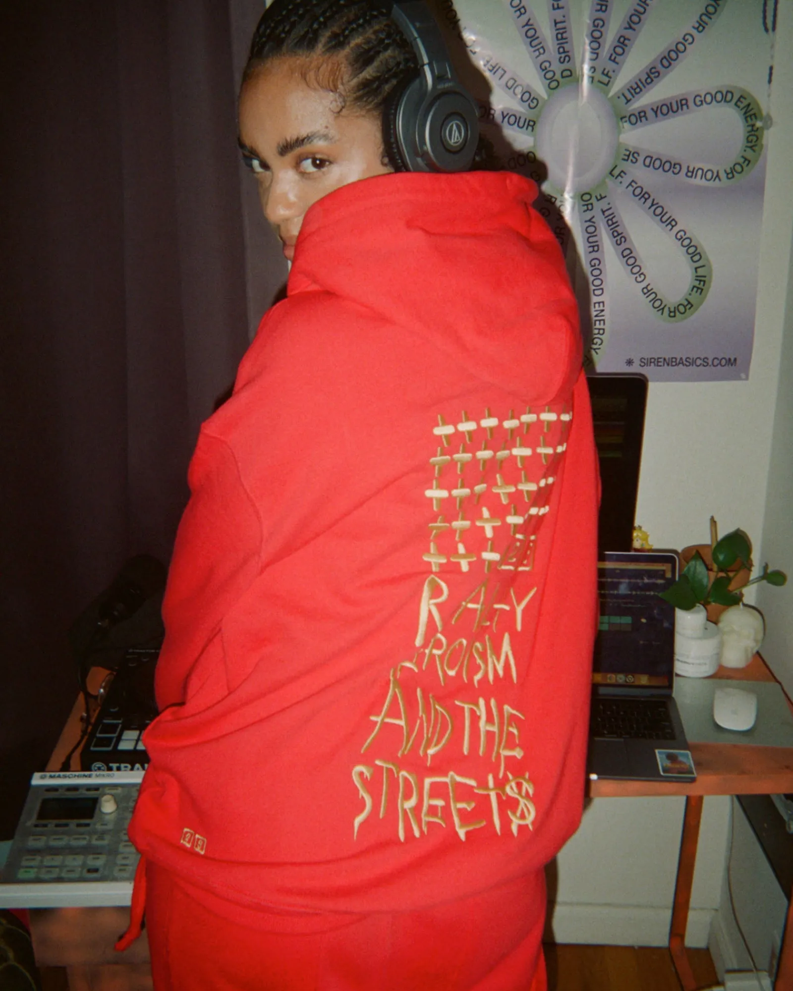 Hot Ksubi 23 Biggie Hoodie Red