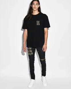 Discount Ksubi 23 Biggie Ss Tee Jet Black