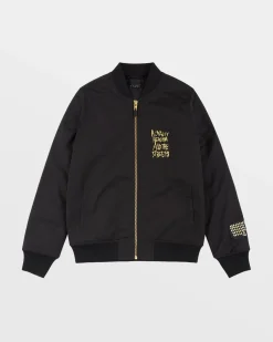 Cheap Ksubi 23 Bomber Jacket Jet Black