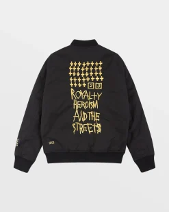 Store Ksubi 23 Bomber Jacket Jet Black