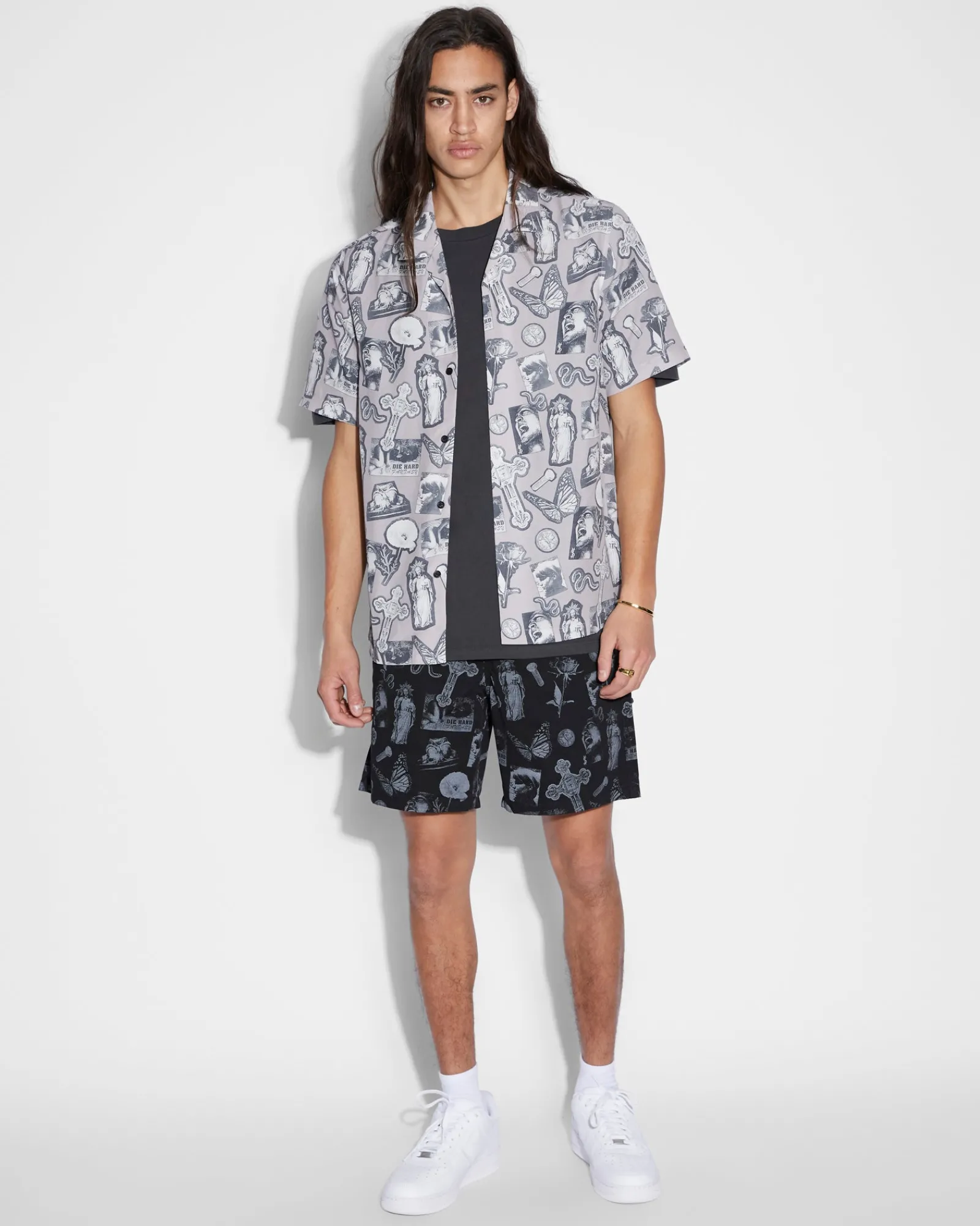Store Ksubi Kut Out Resort Ss Shirt Silt