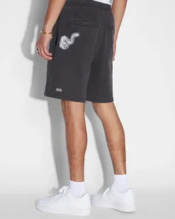 New Ksubi Kut Out Trak Short Faded Black