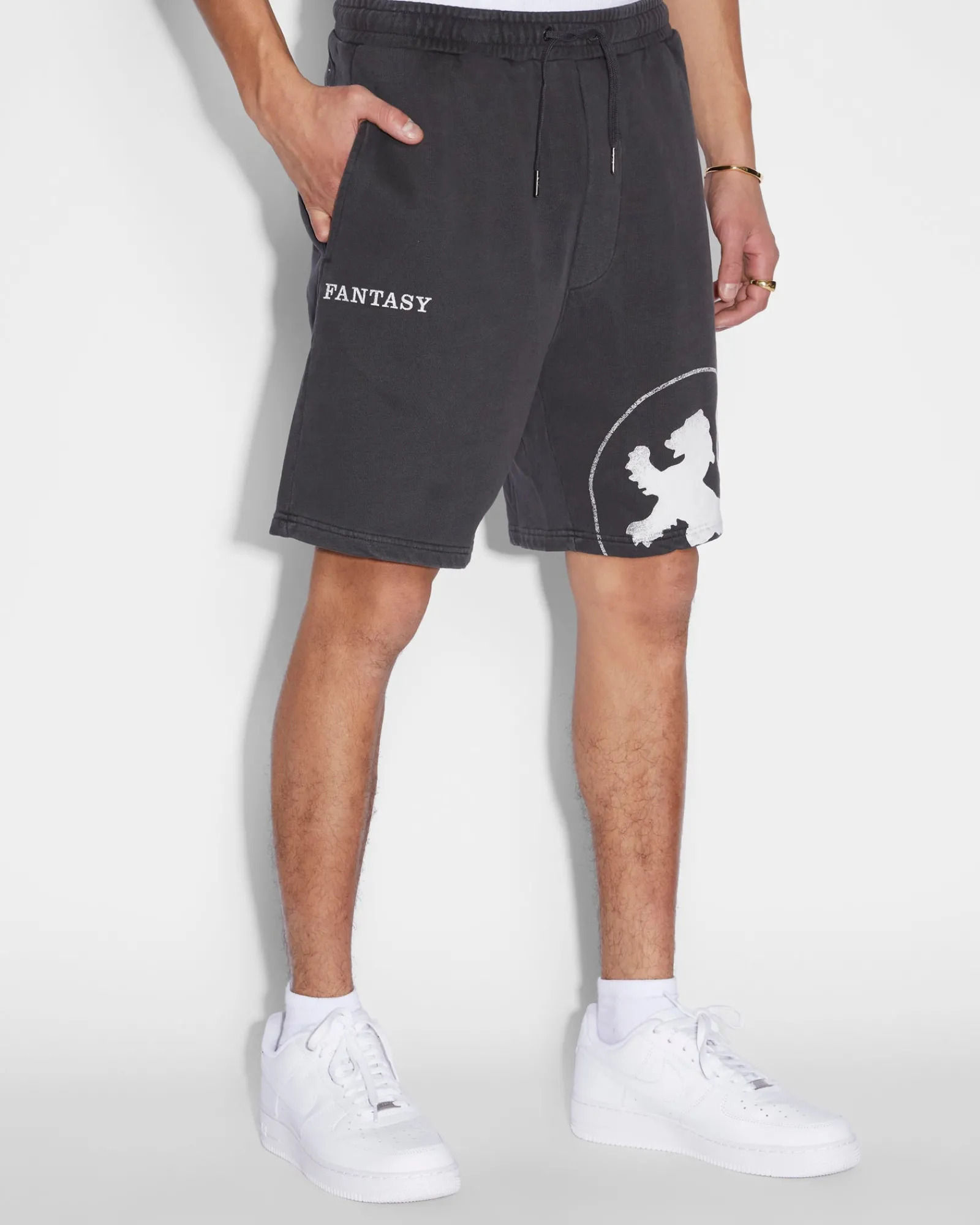 Flash Sale Ksubi Lion Trak Short Faded Black