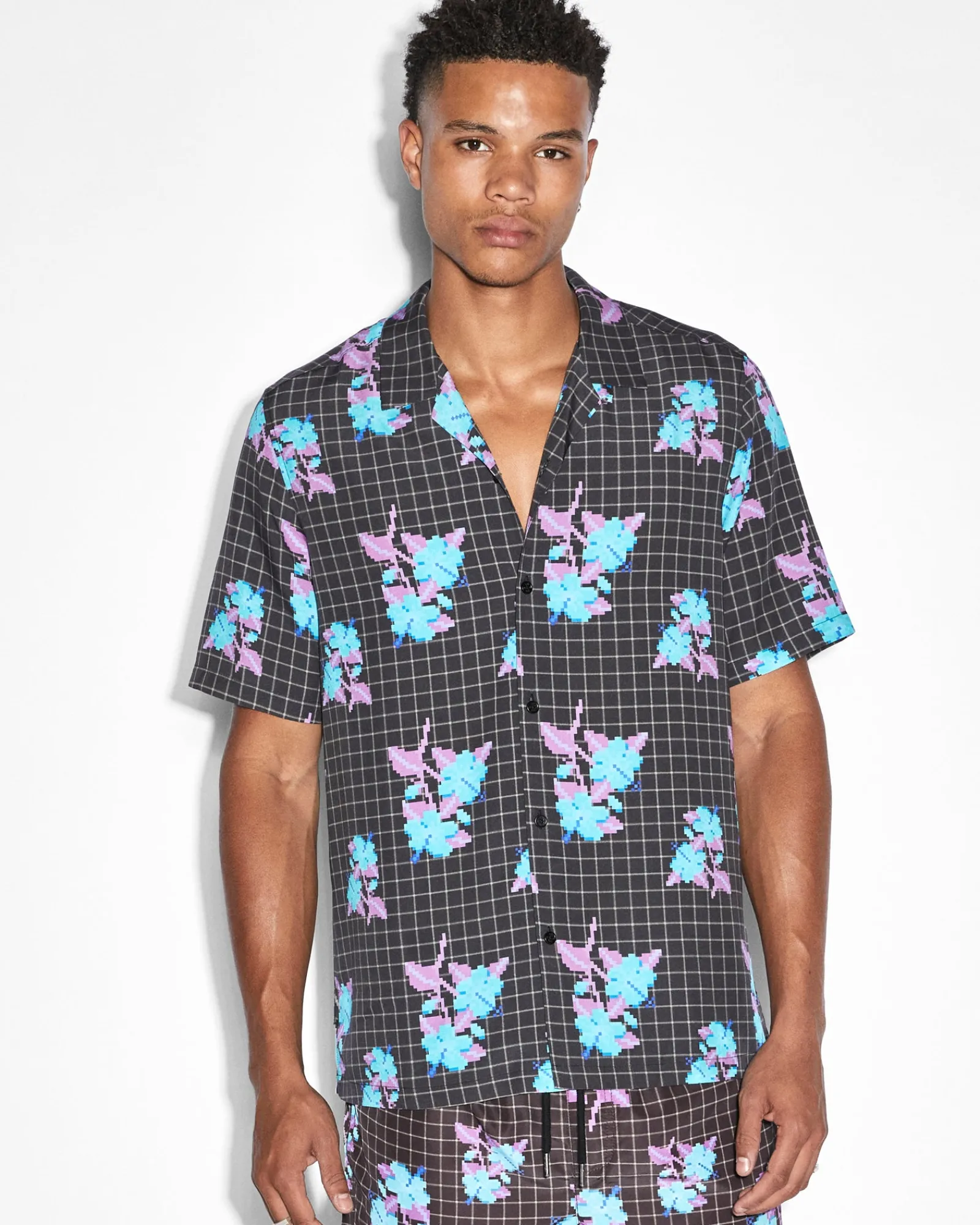 Shop Ksubi Low Res Resort Ss Shirt Multi
