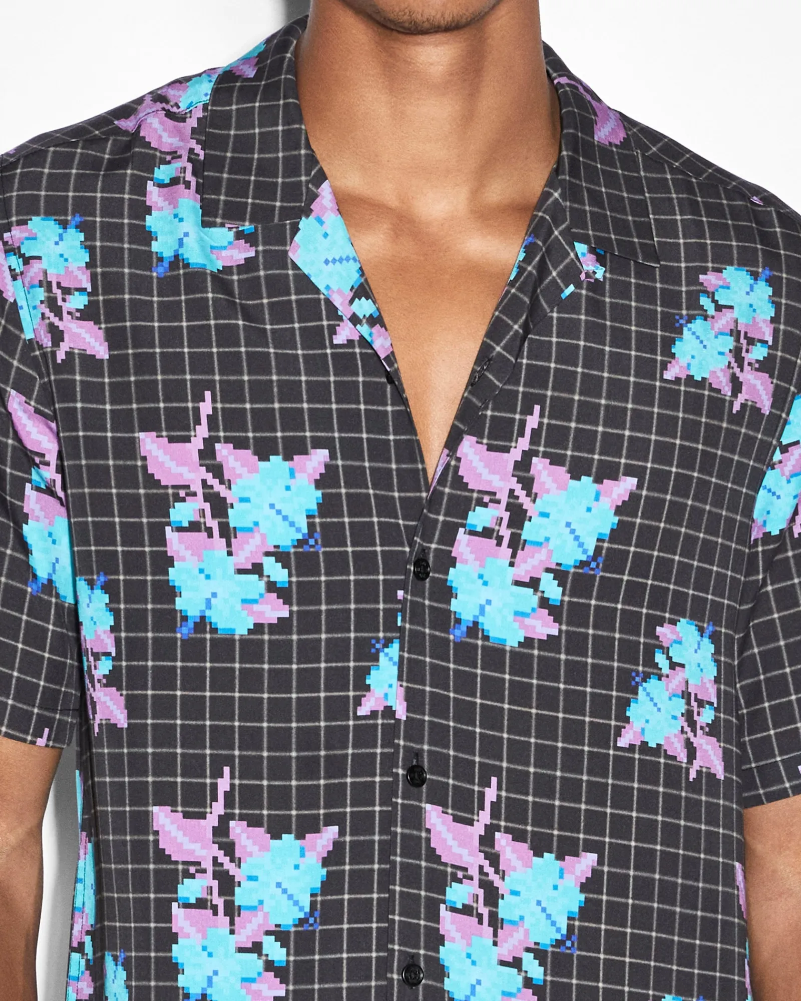 Shop Ksubi Low Res Resort Ss Shirt Multi