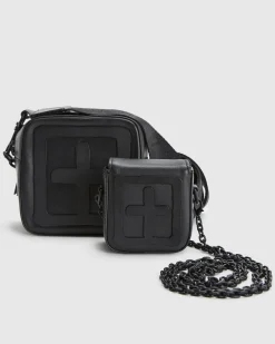 Hot Ksubi Mirco Kube Bag Black
