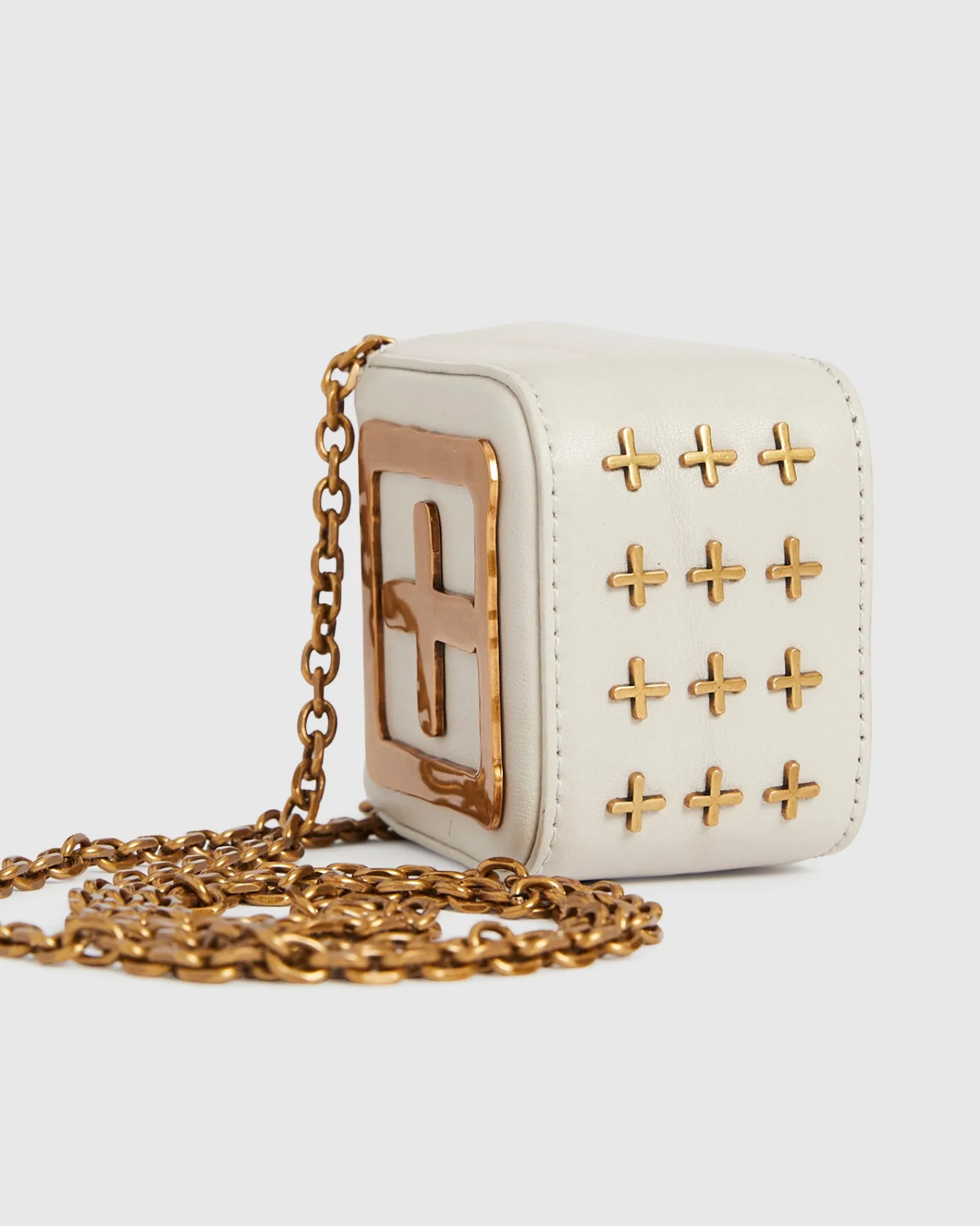 Fashion Ksubi Mirco Kube Bag Natural