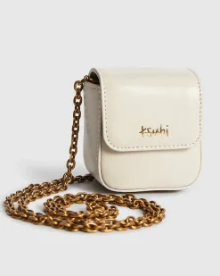 Fashion Ksubi Mirco Kube Bag Natural