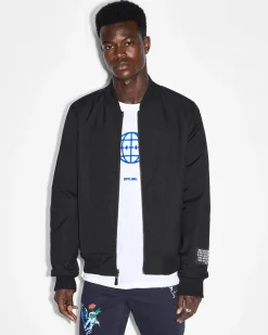 Discount Ksubi Nft Reversible Bomber Jacket Midnight