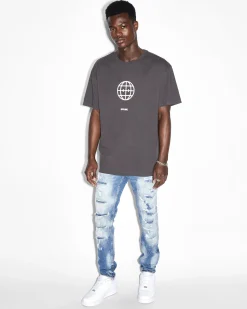 Sale Ksubi Offline Biggie Ss Tee Faded Black