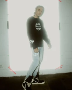 Fashion Ksubi Offline Knit Crew Black