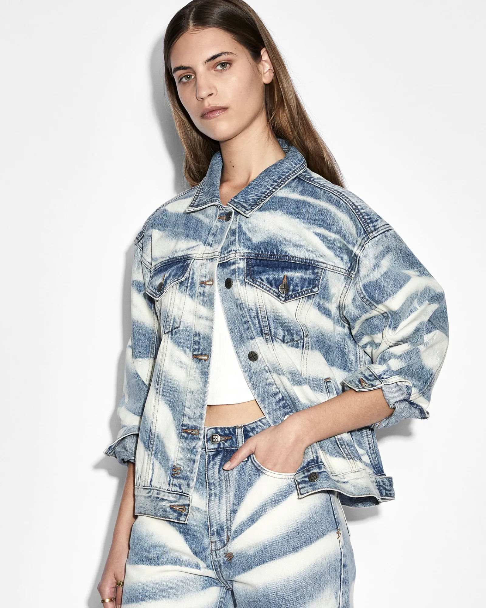 Clearance Ksubi Oversized Jacket Strokes