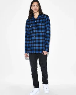 Flash Sale Ksubi Paradox Ls Shirt Blue