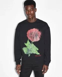 Cheap Ksubi Pixel Biggie Crew Jet Black