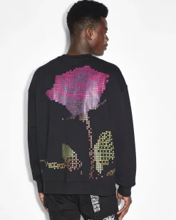 Cheap Ksubi Pixel Biggie Crew Jet Black