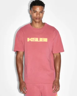 Best Sale Ksubi Pixel Sign Biggie Ss Tee Sundown